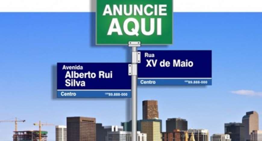 PLACAS DE ESQUINA OU PLACAS DE RUA?