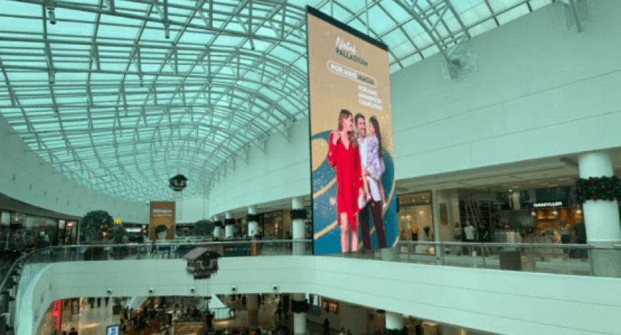 MEGA BANNER DIGITAL NO CENTER SHOPPING 